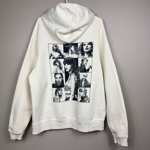 Taylor Swift Official Eras Tour Cream Hoodie no flaws EUC